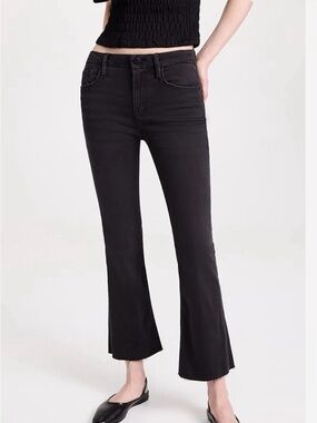 Frame Denim Women’s Boot Cut Jeans black
